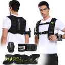 Weighted Vest Men BeatBoost 10lb/15lb/20lb/25lb/30lb/35lb/40lb Weight Vest with Ironsand for Strength Training Running Walking Workout