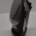 Rowenta Iron Steamer for Clothes, Stainless Steel Soleplate, Iron with Retractable Cord, Black, DW2459