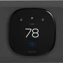 Wall Plate Cover Compatible with New 2022 Ecobee Smart Thermostat Premium & 2022 Ecobee Smart Thermostat Enhanced, Programmable WiFi Thermostat Accessory, Black