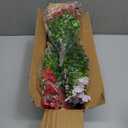 20 Packs Artificial Flowers Outdoor UV Resistant Fake Plants for Garden Patio Decor - Realistic Greenery for Hanging Planter Porch Window Home Wedding Spring Summer Decor