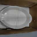 LEETOYI Porcelain Small Oval Au Gratin Pans, Baking Dish Set for 1 or 2 person servings, Bakeware with Double Handle for Kitchen and Home, Set of 2 (White)