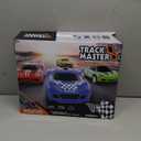 Slot Car Race Track Sets with 4 High-Speed Racing Car, Battery or Electric Race Car Track for Boys and Kids, Dual Racing Game Lap Counter Circular Overpass Track, Gifts Toys for Boys Kids Age 6 7 8-12