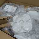 CAROTE 21Pcs Pots and Pans Set, Nonstick Cookware Sets, White Granite Induction Cookware Non Stick Cooking Set w/Frying Pans & Saucepans(PFOS, PFOA Free)