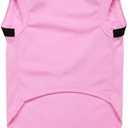 Petitebella Soccer Dog Shirt - Sporty Puppy T-Shirt with Soccer Ball, Breathable Soft Cotton Pet Clothes for Small Dogs Cats, Lightweight Summer Vest Apparel for Game Day Training (Pink, Small)