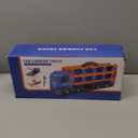 78 inches Transport Truck with 24pcs Die-Cast Cars Toys, Cars Toddler Toys Gifts for 2-7 Years Old Boys & Girls, Blue Modern Truck Toys (Red)