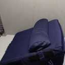 Bedluxe 3Pcs Orthopedic Bed Wedge Pillow Set, Foam Wedge Pillow Post Surgery for Back, Leg and Knee Support, Adjustable 9&12 Inch Folding Triangle Pillow for Sleeping, Acid Reflux, Snoring, Navy