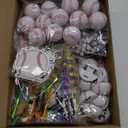 Gifts2U Baseball Party Favors Supplies, 146 Pcs Baseball Themed Goodie Bags Stuffers with Bracelets, Tattoos, Stickers, Mini Ball and Cars Toys, Gifts Bulk for Team Kids Birthday Party.