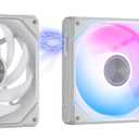 darkFlash G24 120MM Magnetic ARGB PC Case Fans - 3 Pack, Tool-Free Installation, up to 2200RPM Cooling, 4-Pin PWM, Sync with Motherboard RGB Software(White)