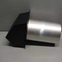 6" Black Dryer Vent Cover - 304 Stainless Steel Wall Cap, Screen and Damper