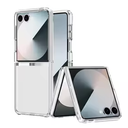 Case for Galaxy Z Flip7FE 2025 / Z Flip 6 2024, Crystal Transparent Hard PC Shell, Anti-Scratch Shockproof Slim Protective Phone Cover (Clear)