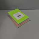 Paper Junkie Lined Sticky Notes in Bright Neon Colors, Self-Stick Memo Notepad 4 inch x 6 inch for Office & School - Pack of 8 Post Notes - Office Supplies