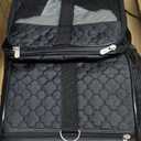 Sherpa Original Deluxe Travel Pet Carrier, Airline Approved - Black Lattice, Large (19.0"L x 11.8"W x 11.5"H)
