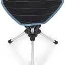 GRAND TRUNK Compass 360 Swivel Camping Stool  Ultra-Light, Foldable & Rotating Travel Chair  Compact & Durable for Outdoors, Hiking, and Fishing  Black