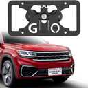 Heavy Duty Front License Plate Bracket Compatible with Volkswagen Atlas 2018-2025, Anti-Theft No Drill Front Grille License Plate Holder Waterproof Replacement Frames Accessories
