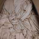 50ftx40ft Champagne Ceiling Curtain for Wedding Parties 10 Panels Wrinkle-Free 40 FT Long Tent Draping Curtains for Wedding, Birthday & Theme Parties, 40ft Height with Rod Pocket