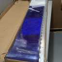 VIZ-PRO 9PCS Strip Door Curtain, 84" Height X 48" Width, 0.08 Inch Thickness Standard Clear PVC Curtain Strip with 80% Overlap for 4' X 7' Doors