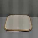 LONBET Laundry Basket with Lid, Made from Breathable Fabric | Aesthetic Clothes Hampers for Laundry with Side Handles & Sturdy Bamboo Frame (26 Gallons - Single, Beige)