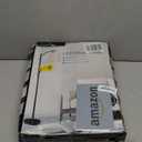 Dimmable Floor Lamp, Arc Floor Lamps for Living Room, Stepless Dimming Modern Standing Lamp with Linen Shade, Tall Lamp for Bedroom Office Dining Room- Black