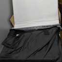 Pamo Babe Travel Crib Lightweight Baby Playard with Mattress Compact Play Yard with Detachable Legs (Black)