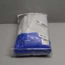 MIULEE 90 Inches Linen Textured Curtains for Bedroom 100% Blackout Thermal Insulated Heathered White Grommet Room Darkening Drapes Luxury Decor for Living Room Nursery 52 x 90 Inch (2 Panels)