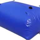 1000L/264gal Gallon Water Bladder Storage Containers with Valve Collapsible Portable Water Tank Large Capacity Soft Water Bag, for Camping RV, Drought Resistance, Fire Prevention, Emergency Water
