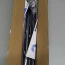 HTZON Shower Curtain Rod Spring Tension:Black Shower Rods for Bathroom 27 to 45 Inch, 1 Inch Modern Heavy Duty Adjustable Tension Shower Curtain Rod No Drilling No-Slip Easy Install, Matte Black