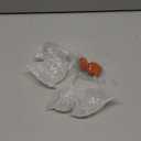 NBEADS 6 Pcs Mini Glass Dome, 1.57" in Diameter Round Glass Display Dome Glass Cloche Dome Clear Glass Display Dome Cover with Wood Base for Centerpieces Plants Rocks Specimens Decorations Crafts