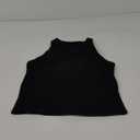 Aoxjox Crop Tops for Women Mid-Length Longline Workout Sports Kennedy Training Tank (Medium, Black)