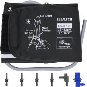 Large Size Cuff Compatible with Omron 9"-16.5" Inches (22-42CM) L Blood Pressure Cuff Adult ARM BP Replacement Cuff for Big ARM (Large)