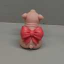 Piggy Bank with Red Bow-Knot, H&W Lovely Pig Coin Bank, Creative Shatterproof Gift Money Bank, Can Store 1000 Coins