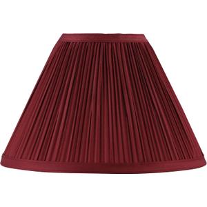 Aspen Creative 59174, Empire Uno Lamp Shade, Dark Mahogany, 4" Top x 10" Bottom x 7" Slant Height, Slip UNO 33mm
