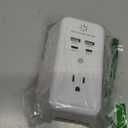 Multi Plug Outlet, USB Wall Charger, Surge Protector, 7 Outlet Extender with 4 USB Charging Ports (2 USB C) 1680J Power Strips Outlets with Night Light, Wall Plug Adapter Spaced for Home Travel Office