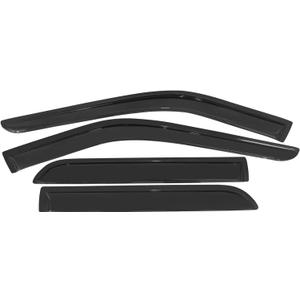 Tape On Window Visors Fits for 2011-2019 Ford Explorer, Side Auto Window Wind Deflectors, Ventshade, Rain Guards for Cars/Trucks