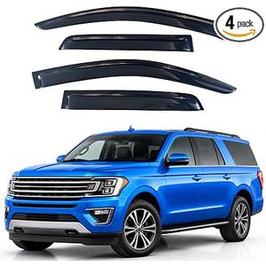 IG Window Visors Fit for 2018-2025 Ford Expedition, Out-Channel Rain Guards Vent Wind Deflectors 4PC, Car Accessories for 2018-2025 Lincoln Navigator