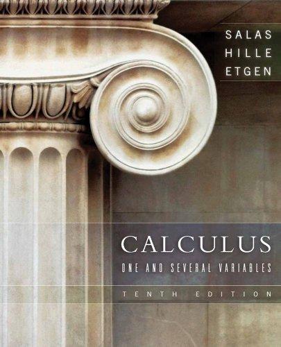 By Satunino L. Salas - Calculus: One and Several Variables: 10th (tenth) Edition