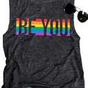 Pride Tank Tops for Women Rainbow Graphic Shirts Vest LGBT Flag Tee Gay Pride T-Shirt Ally Sleeveless Tops XXL