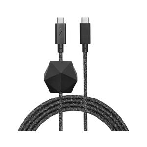 Native Union Type-C Desk Cable – USB-C to USB-C 8ft Ultra-Strong Non-Slip Charging Cable with Anchor Weight Compatible with iPhone Air, 17, MacBooks, Surface Go 4, iPad Pro & Air (Cosmos)
