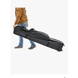 Vispronet Wheeled Canopy Case – Fits 10x20 Canopy Frames – Heavy Duty Polyester Carry Bag – Exterior Pocket for Added Storage – Easy Transportation(black)