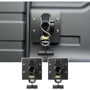 SZYANG 2PCS Retractable Ratchet Straps Compatible with 20222026 Nissan Frontier Retractable Tie Down Straps Replacement for 20222026 Nissan Frontier Accessories