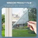 3 Pack Window Privacy Film One Way Silver Mirror Window Tint Static Cling Heat Control Sun Blocking for Homeowners Renters Home Office Glass Doors