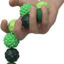 Magnetic Balls Fidget Toys Adults, 8pcs Stress Relief Magnet Sensory Ball with Silicone Shell for to Hands Anxious Mind,Office Desk Fidget for Autism ADHD Anxiety, Stocking Stuffers for Teens Girl, compact