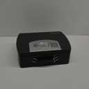 SentrySafe Portable Black Safe Box with Digital Keypad Lock, Small Steel Travel Safe with Carrying Handle for Money, Passport, 0.21 Cubic Feet, 4.4 x 13 x 10 Inches, P021E