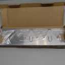 Stove Gap Covers Stainless Steel, 2Pack Retractable Length 13.8" to 27.5" Width 0.79", Heat-Resistant Stove Gap Filler & Range Trim Kit for Gaps Between Stove Top & Counter-Silver