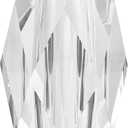 Kitcom Crystal Vase for Flowers 12", Multi-Faceted Design Vase Christmas Decorations for Home Wedding or Gift, Transparent Color with Gift Box