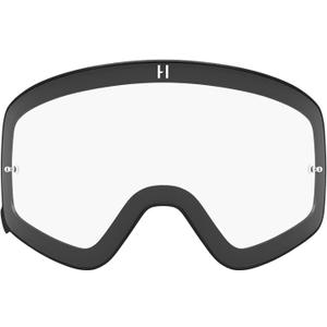 Havoc Racing Infinity Lenses - Interchangeable Magnetic Replacement Lenses - Anti-Fog, Anti-UV, Anti-Scratch Wide Goggle Lens (Clear)