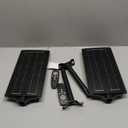 Gefolly Solar Street Lights Outdoor, 6500K Commercial Parking Lot Light Dusk to Dawn, IP68 Security Flood Lights with Motion Sensor Led Lamp for Warehouse, Road, Garden-2Pack