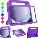BMOUO Kids Case for Samsung Galaxy Tab A9 Plus 11 inch 2023 (SM-X210/X216/X218) - with Built-in Screen Protector, Shockproof Covertible Handle Stand Samsung Galaxy Tab A9 Plus Case for Kids, Purple
