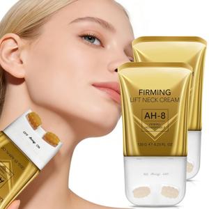 AH-8 Neck Firming Cream with Roller, Collagen Peptide Anti Aging Formula, Tighten Saggy Turkey Neck, Deep Moisturizing, Smooths Fine Lines Wrinkles, Daily Care for Face, Visible Lifting in few Days (8.46 Fl Oz (Pack of 1))