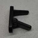 Door Lever Lock (1 Pack) Prevents Toddlers from Opening Doors. 3.25" L * 1.5" W * 4.5" H Easy One Hand Operation for Adults. Durable ABS with 3M Adhesive Backing. Simple Install (Black)