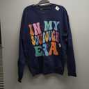 In My Sourdough Era Bread Baking Sourdough Retro Groovy Sweatshirt (Small, Black)